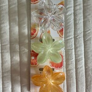 Set of Floral Hair Clips